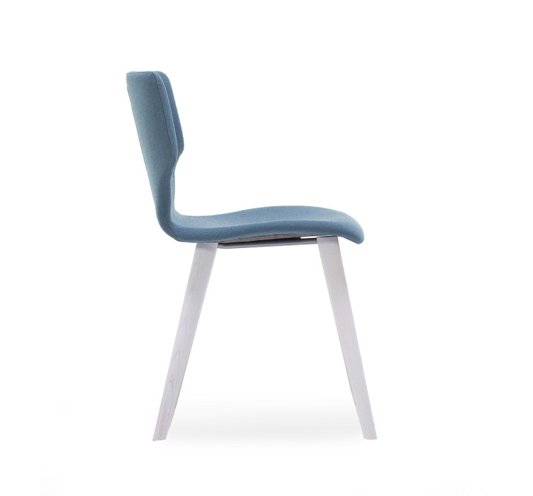 Стул Pop 2411 Blue/White (2411.125SE RAL9016)1